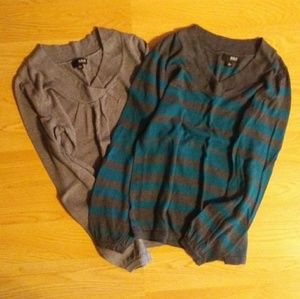 *Bundle* 2 grey sweaters women's size S